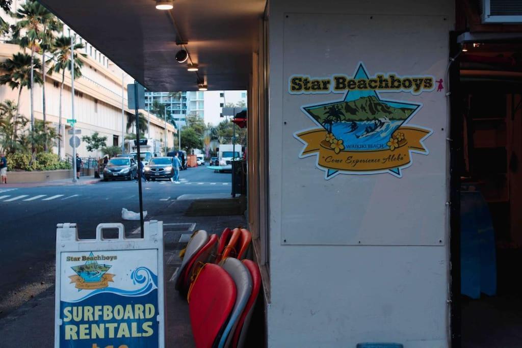 Seashore Waikiki Studio 1 Block From A Beach No Resort Fees ホノルル エクステリア 写真